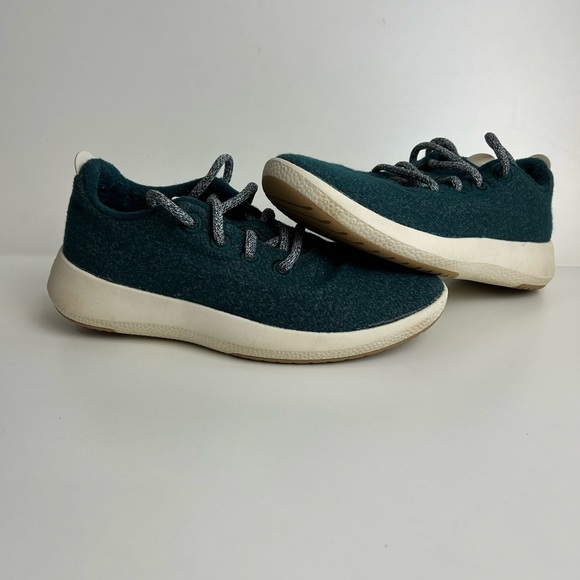 Allbirds Wool Runners - Teal and Cream SIZE 7 - Picture 1 of 8